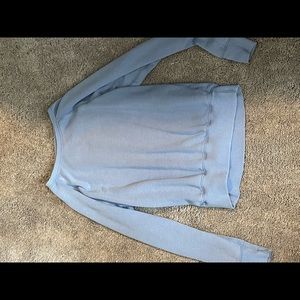 Aerie oversized blue crewneck